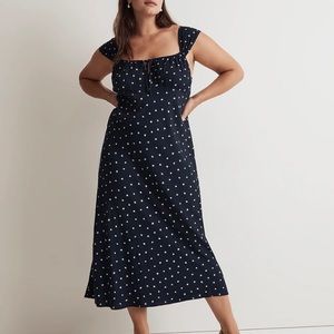 Madewell Square Neck Midi Dress